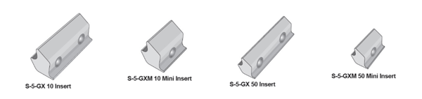 S-5-K grip insert options