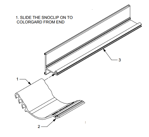 step-1-Slide-snoclip-onto-colorgard-from-end